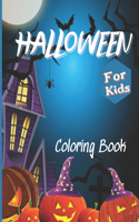 halloween coloring book for kids.