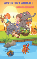 Avventura Animale - Libro Da Colorare