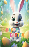 Happy Easter: Coloring Book