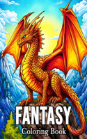 Fantasy Coloring book for Adults: 50 Amazing Images for Stress Relief and Relaxation