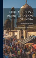 Lord Curzon's Administration of India