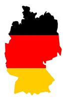 Flag of Germany Overlaid on the German Map Journal: Take Notes, Write Down Memories in this 150 Page Lined Journal