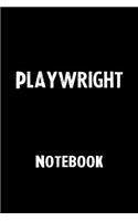 Playwright Notebook: Blank Lined Notebook Journal Gift Idea