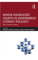 Whose Knowledge Counts in Government Literacy Policies?