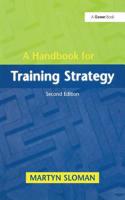 Handbook for Training Strategy