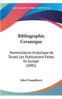 Bibliographie Ceramique