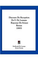 Discours De Reception De F. De Lesseps