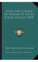 Essais Sur Le Genie De Pindare Et Sur La Poesie Lyrique (1859)