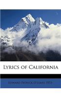 Lyrics of California