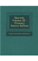 Sbornik, Volume 58