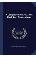 Comparison Of Actual And Black-body Temperatures