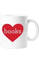 Heart Books MUG FIRM SALE