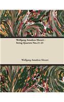 Wolfgang Amadeus Mozart - String Quartets Nos.21-23: (English)