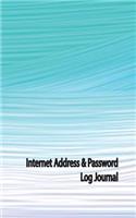 Internet Address & Password Log Journal