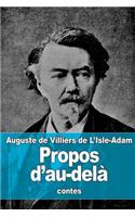 Propos d'au-delà