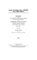Securing our borders under a temporary guest worker proposal