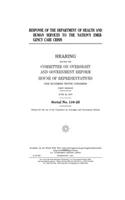Response of the Department of Health and Human Services to the nation's emergency care crisis