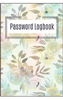 Password Logbook Notebook Journal: Premium Passkey Record Journal Logbook To Protect Usernames Passwords Internet Web Addresses Login And Private Information Keeper Vault