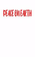 Peace On Earth: A decorative book for coffee tables, bookshelves, end tables, and interior design styling - Housewarming Gift Decorum - stack decor books together t