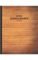 Home Maintenance Log Book
