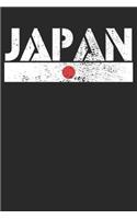 Notebook: Japan Gift Dot Grid 6x9 120 Pages