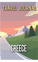 Travel Journal Greece: Travel Diary and Planner - Journal, Notebook, Book, Journey - Writing Logbook - 120 Pages 6x9 - Gift For Backpacker