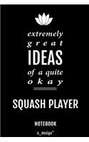 Notebook for Squash Players / Squash Player