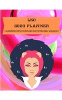 Leo 2020 Planner: Ambitious*Courageous*Strong-willed