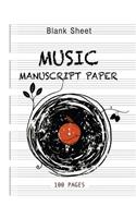 Blank Sheet Music Notebook music books for Music with chords