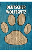 Deutscher Wolfsspitz Notizbuch für Hundehalter: Hunderasse Deutscher Wolfsspitz. Ideal als Geschenk für Hundebesitzer - 6x9 Zoll (ca. Din. A5) - 100 Seiten - gepunktete Linien