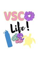 VSCO Life: SKSKSK And I oop Save The Turtles Notebook With Funny Trendy Popular Meme. 5 x 8 Lined Wide Ruled Notepad Journal Gift With Soft Matte Cover For Gir