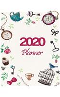 2020 Planner: 8"x10" Daily and Weekly Agenda Planner and Organizer V21