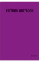Premium Notebook - Bullet / Dotted: Purple, Classic Notebook Bullet Journal, 102 Pages, to Write In, 5.25 X 8 (Professional Binding)