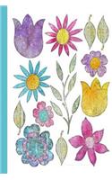 Coloring Doodling Notebook: Floral - 6 x 9" paperback 190 pages of creative images to color while you journal - ColourMeKind(Colourmekind - Coloring Doodling Notebook)