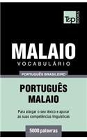 Vocabulário Português Brasileiro-Malaio - 5000 palavras