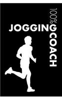 Mens Jogging Coach Notebook: Blank Lined Mens Jogging Journal for Coach and Jogger