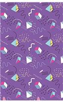 Bullet Journal Abstract Squiggles and Shapes Purple