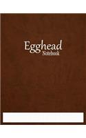 Egghead Notebook: 1/8" Dot Grid Graph Paper Ruled