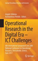 Operational Research in the Digital Era - ICT Challenges: 6th International Symposium and 28th National Conference on Operational Research, Thessaloniki, Greece, June 2017