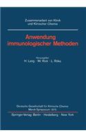 Anwendung Immunologischer Methoden