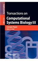 Transactions on Computational Systems Biology III: (English)