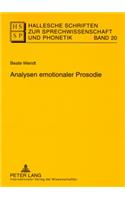 Analysen Emotionaler Prosodie