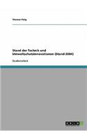 Stand Der Technik Und Umweltschutzinnovationen (Stand 2004)