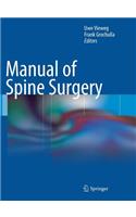 Manual of Spine Surgery