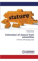 Estimation of stature from extremities