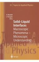 Solid-Liquid Interfaces
