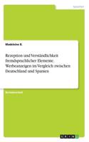 Rezeption und Verständlichkeit fremdsprachlicher Elemente. Werbeanzeigen im Vergleich zwischen Deutschland und Spanien