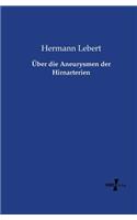 Über die Aneurysmen der Hirnarterien