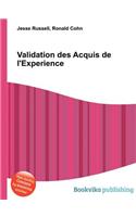 Validation Des Acquis de l'Experience