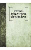 Extracts from Virginia election laws: (English)